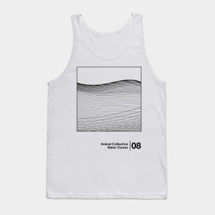 Water Curses / Minimal Graphic Design Tribute Tank Top